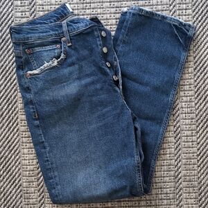 AGOLDE RILEY CROP LOS ANGELES JEANS